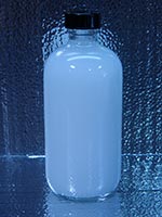 White Bottle UV Readable Code Normal Light