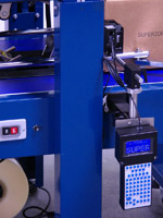 Carton Coding on Case Sealer