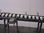 F201.5 Cleated Conveyor Loaded