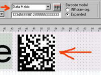 Inkjet Coding 2-D barcodes