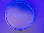 Silver Tin Under UV Light